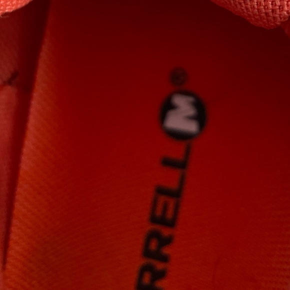 Merrell Athletic Shoes, Gray, Orange, 7 - Picture 9 of 11